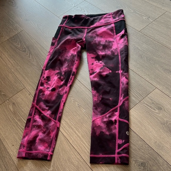 Lululemon Pocket Leggings Pink Size 4 - Picture 1 of 9